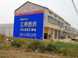 景德镇农村墙体广告在不同形式上面展现的不同特色