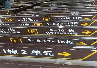 景德镇广告标识中，常见的几种安装方式。