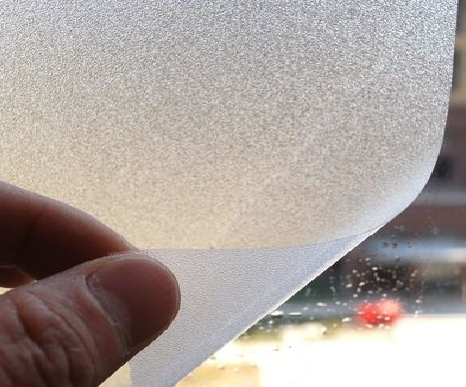 景德镇玻璃门外面粘广告用什么材料好？